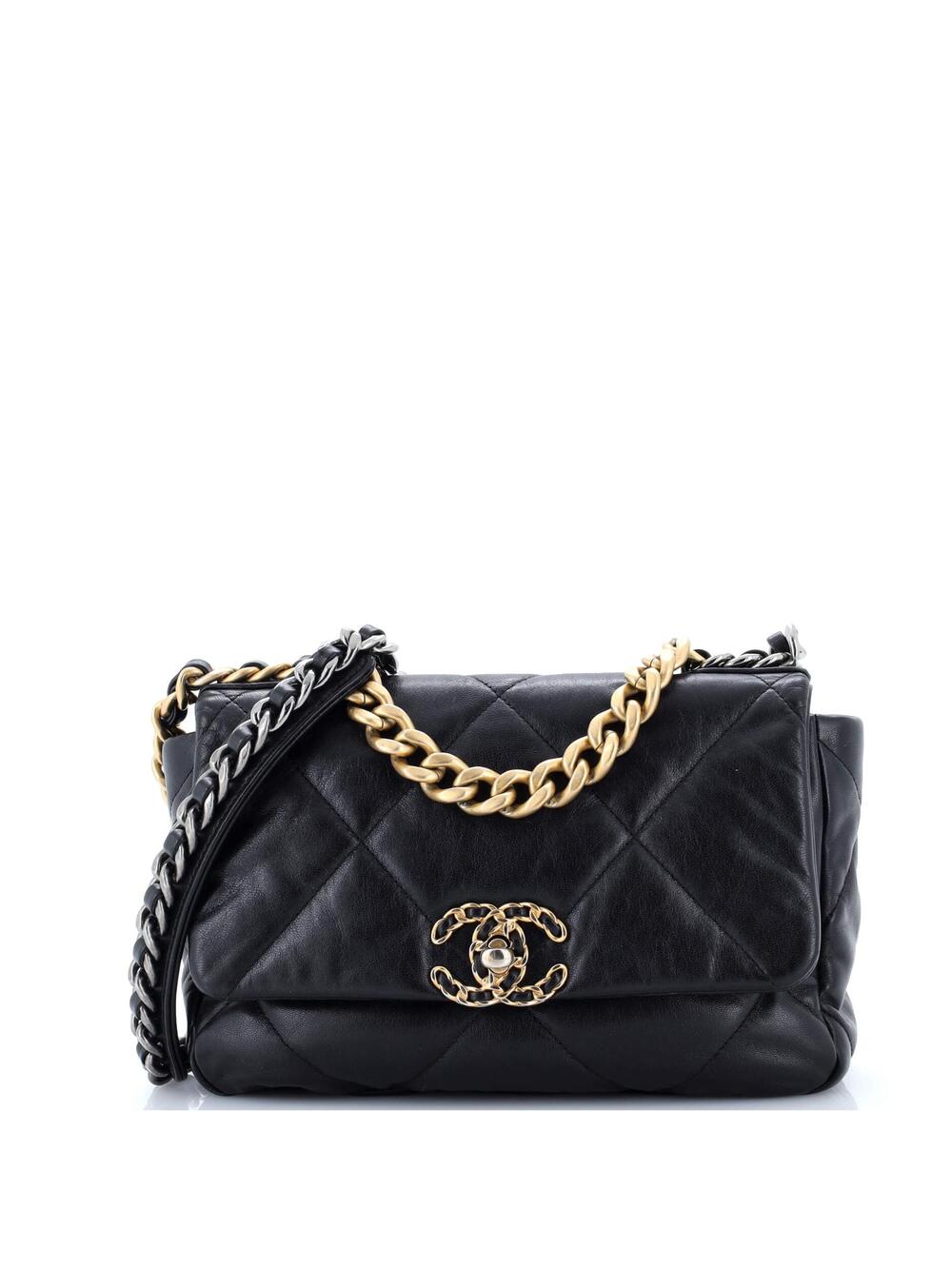 Chanel 19 Flap Bag Quilted Leather #281451C49B